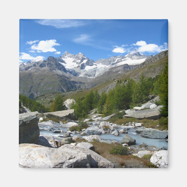 Swiss Alps Magnet (Front)