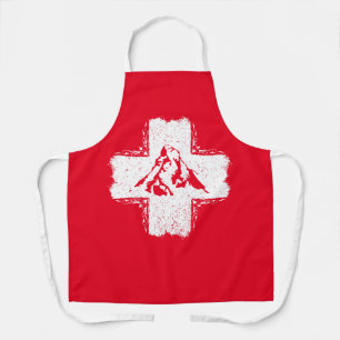 Swiss Alps Matterhorn - Switzerland  Apron