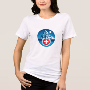 Swiss Alps - Matterhorn Tri-Blend Shirt