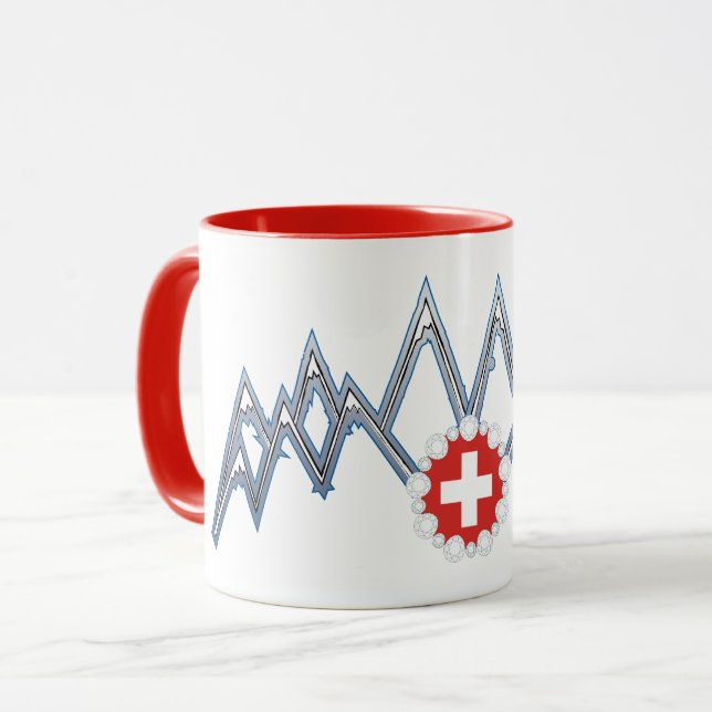 Swiss Alps Mug (Front Left)