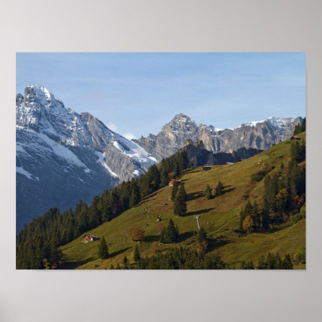 Swiss Alps Poster (Front)