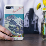 Swiss Alps Vintage Travel | Jungfrau Painting Samsung Galaxy Case<br><div class="desc">Swiss Alps Vintage Travel | Jungfrau Painting Retro Painting. Edit it to add your own name on beautiful handwritten font Samsung Galaxy S22 Case. Change the name to your own or to that Switzerland enthusiast in your life. You can also change the text colour or style, or delete the text...</div>