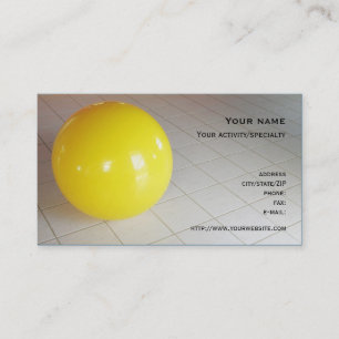 "Swiss ball" business card