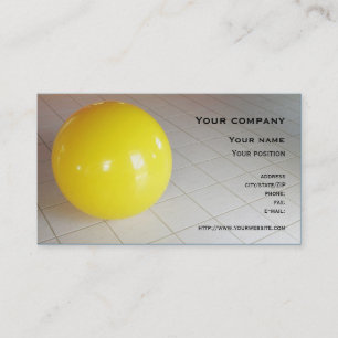 "Swiss ball" business card