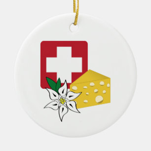 Swiss Ceramic Ornament
