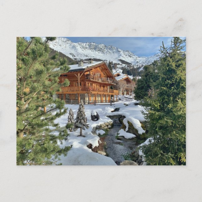 Swiss chalet postcard (Front)