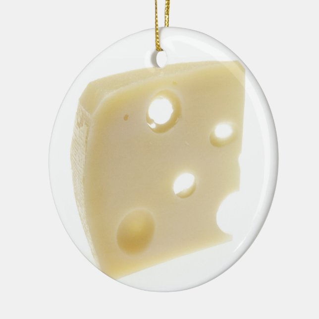 Swiss Cheese Ceramic Tree Decoration (Left)