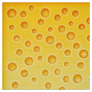 Swiss Cheese Cheezy Texture Pattern Fabric