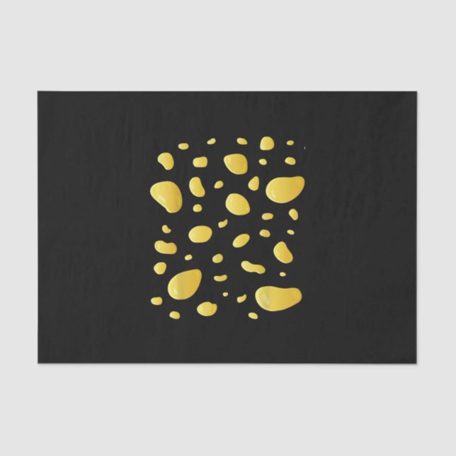 Swiss Cheese Costume T-Shirt Halloween Costume Tissue Paper (Front)