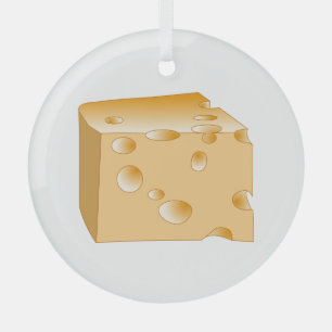 Swiss Cheese Glass Tree Decoration