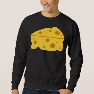 Swiss Cheese I Love Cheese Gouda Cheddar Mozzare Sweatshirt