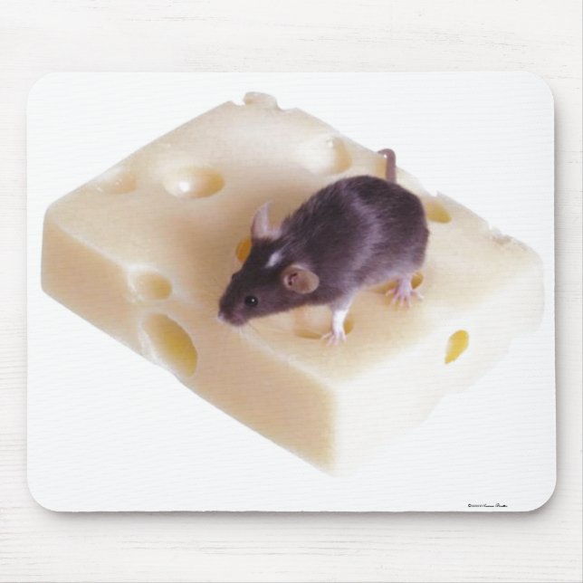 Swiss Cheese Mouse Mousepad (Front)