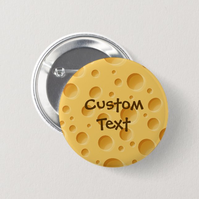 Swiss Cheese Pattern Button (Front & Back)