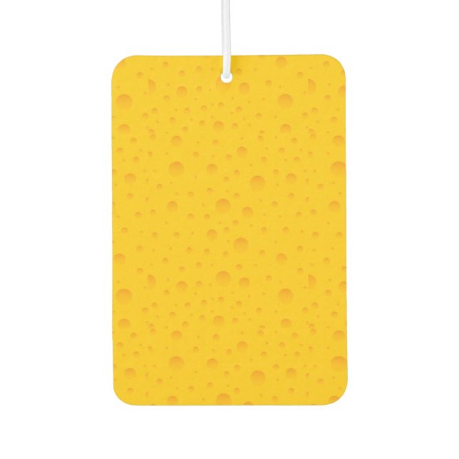 Swiss Cheese Pattern Car Air Freshener (Front)