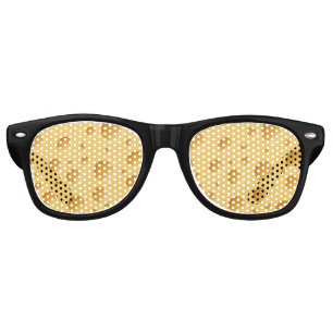 Swiss Cheese Pattern Retro Sunglasses