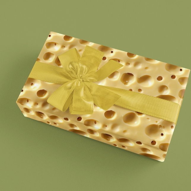 Swiss Cheese  Wrapping Paper (Creator Uploaded)
