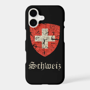 Swiss Coat of Arms Distressed
