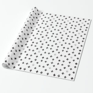 Swiss Cross Pattern Wrapping Paper