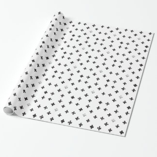 Swiss Cross Pattern Wrapping Paper