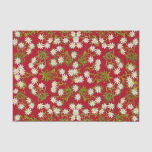 Swiss Edelweiss Alpine Flowers Tissue Paper