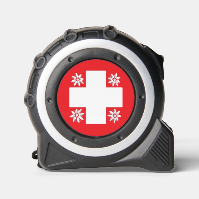 Swiss flag and edelweiss 1 (Front)