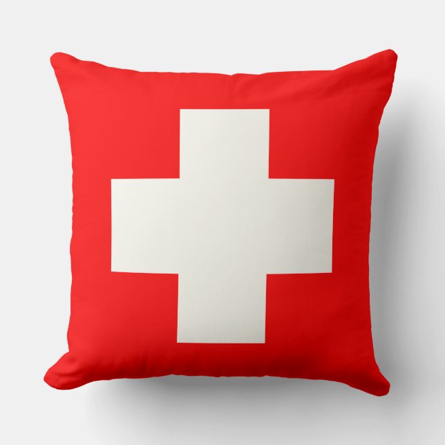 Swiss Flag Cushion (Front)