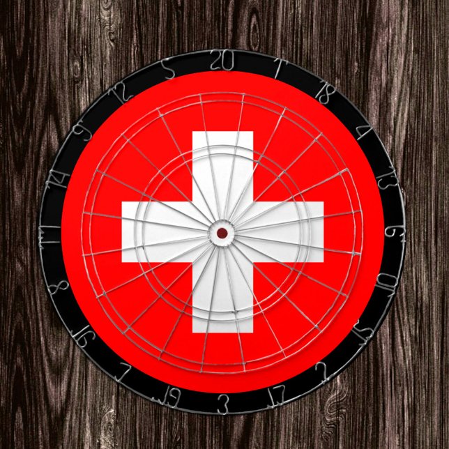 Swiss Flag Dartboard & Switzerland / game board (Creator Uploaded)