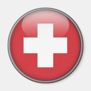 Swiss Flag - Flag of Switzerland Magnet
