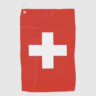 Swiss Flag Golf Towel