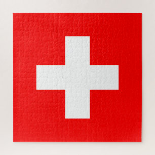 Swiss Flag Jigsaw Puzzle
