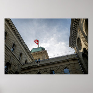Swiss Flag Poster
