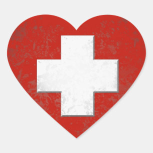 Swiss flag sticker
