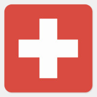 Swiss flag Stickers