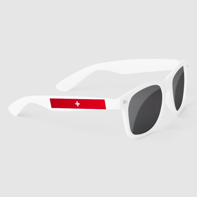Swiss flag sunglasses (Right)