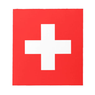 Swiss Flag (Switzerland) Notepad