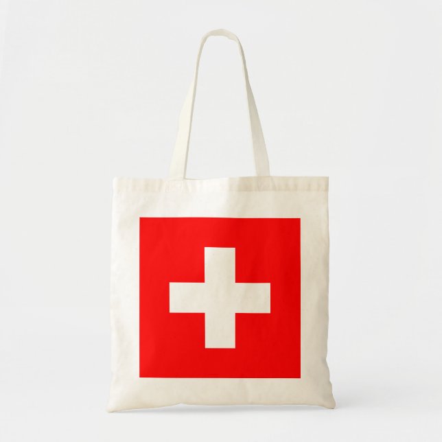 Swiss Flag Tote Bag (Front)