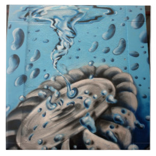 Swiss Graffiti Ceramic Tile