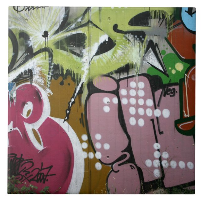 Swiss Graffiti Tile (Front)