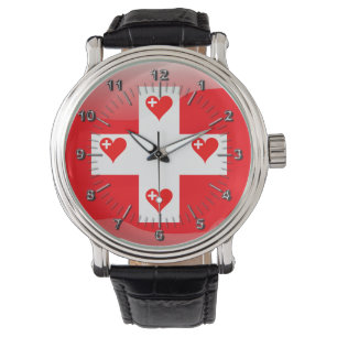 Swiss hearts watch