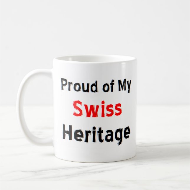 swiss heritage coffee mug (Left)