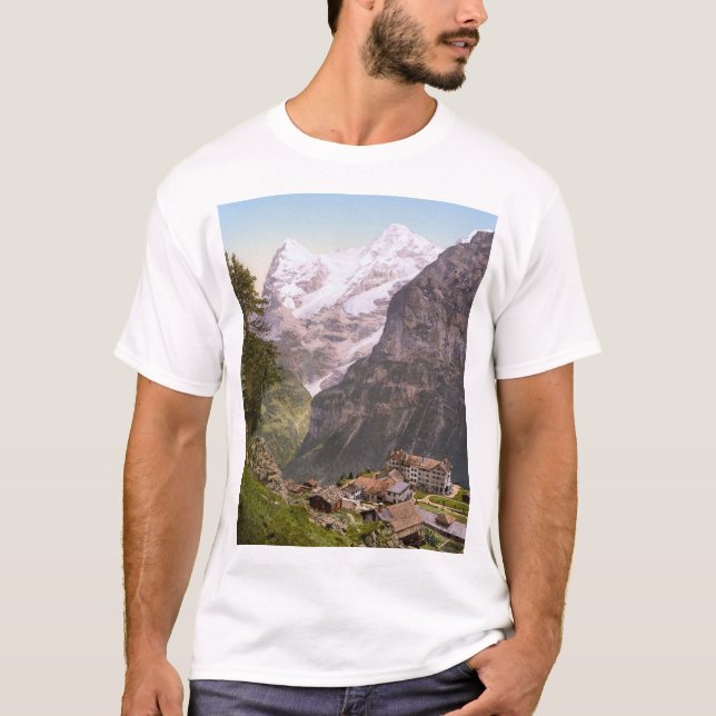 Swiss Hotel in the Alps (1900) T-Shirt (Front)