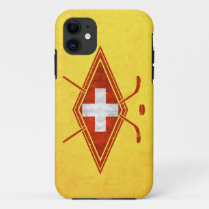 Swiss Ice Hockey Flag iPhone 11 Case