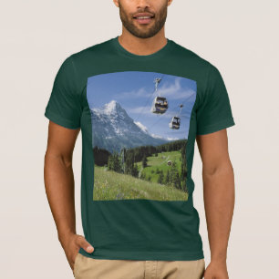Swiss Images - Grindelwald cablecars T-Shirt
