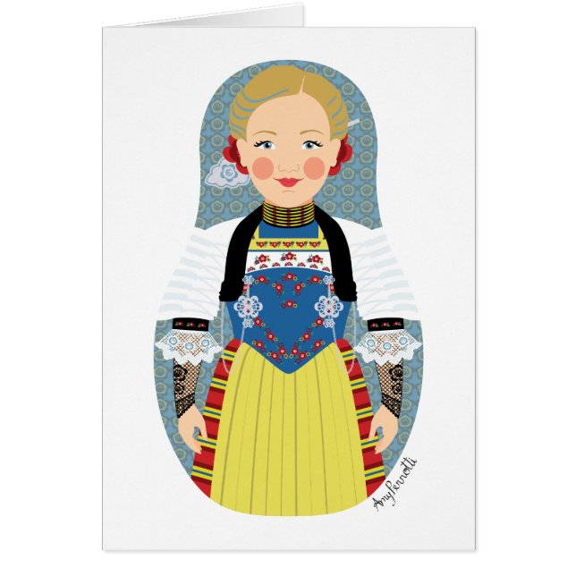 Swiss Matryoshka Card (Front)