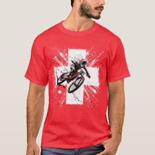 Swiss Mountainbike Downhill - Switzerland  T-Shirt