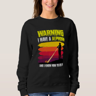 Swiss Musician with Alphorn Music instrument Switz Sweatshirt