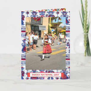Swiss National Day Greetings Card