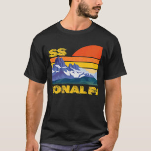 Swiss National Park Alps Souvenir Engadin Retro Ca T-Shirt