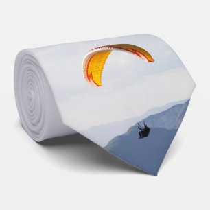 Swiss Paragliding Orange Flyer Tie