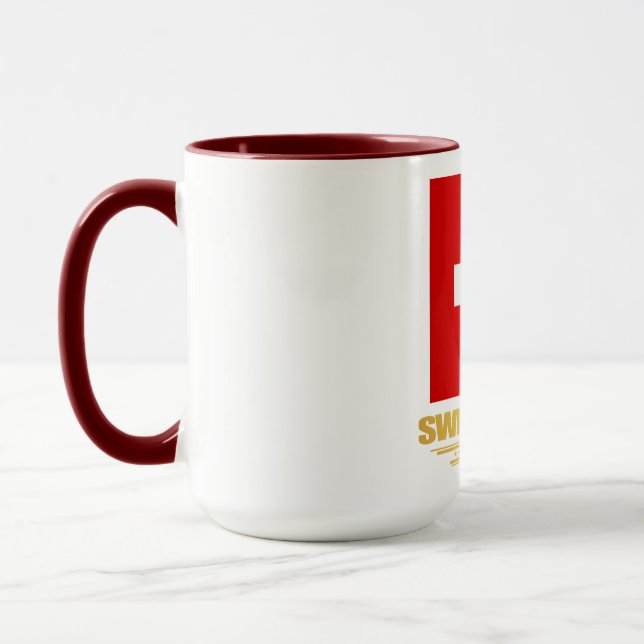 "Swiss pride" Mug (Left)